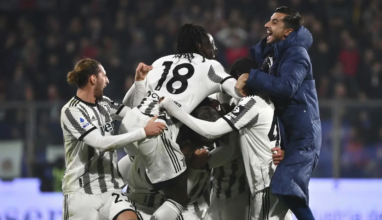 Kemenangan ini membuat Juventus bertengger di posisi tiga klasemen dengan 34 poin. Sementara Inter Milan membuntuti Nyonya Tua di posisi empat dengan 33 poin. (Massimo Paolone/LaPresse via AP)