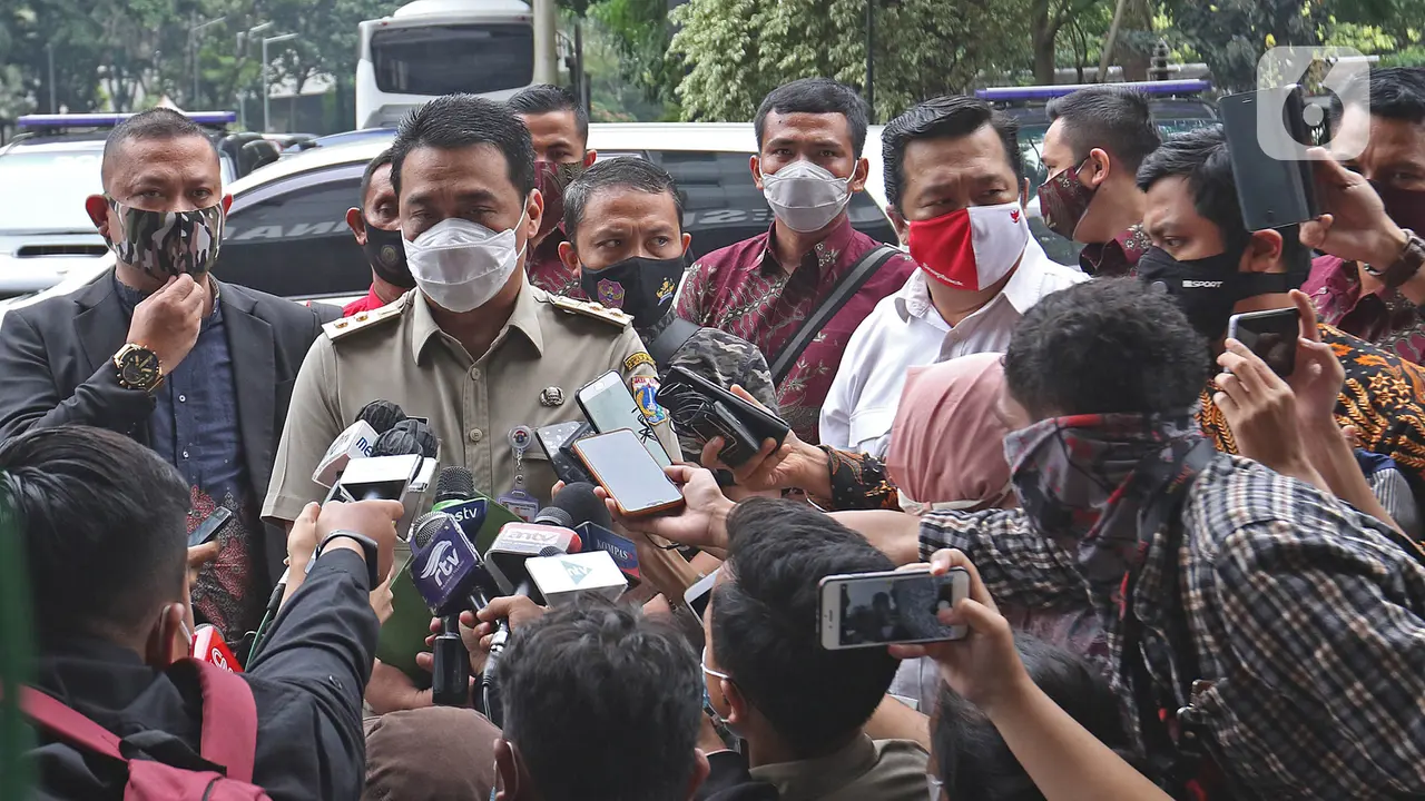 Riza Patria tiba di Polda Metro Jaya