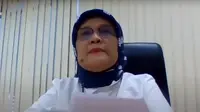 Kepala Barenbang Ketenagakerjaan Kementerian Ketenagakerjaan, Tri Retno Isnaningsih, saat membuka Webinar Ketenagakerjaan bertajuk “Indeks Pembangunan Ketenagakerjaan sebagai Tolak Ukur Daya Saing Nasional” di Jakarta, pada hari Selasa (23/6/2020).