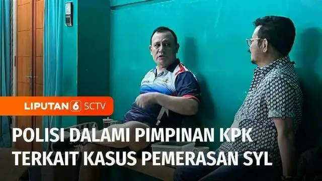 VIDEO: Polisi akan Periksa Seluruh Pimpinan KPK Sebagai Saksi Kasus Dugaan Pemerasan SYL