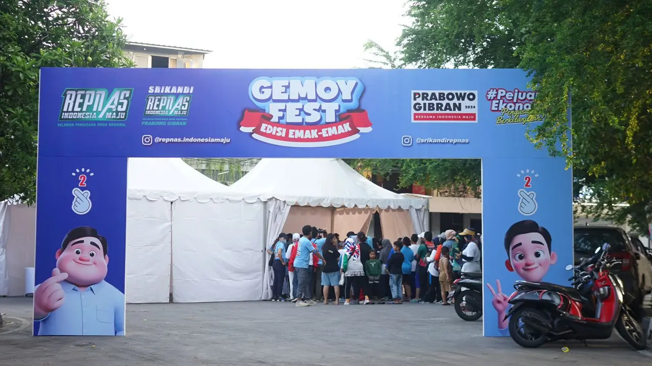 Gemoy Fest Edisi Emak-Emak di Jalan Bugis, Tanjung Priok, Jakarta Utara.(Istimewa)