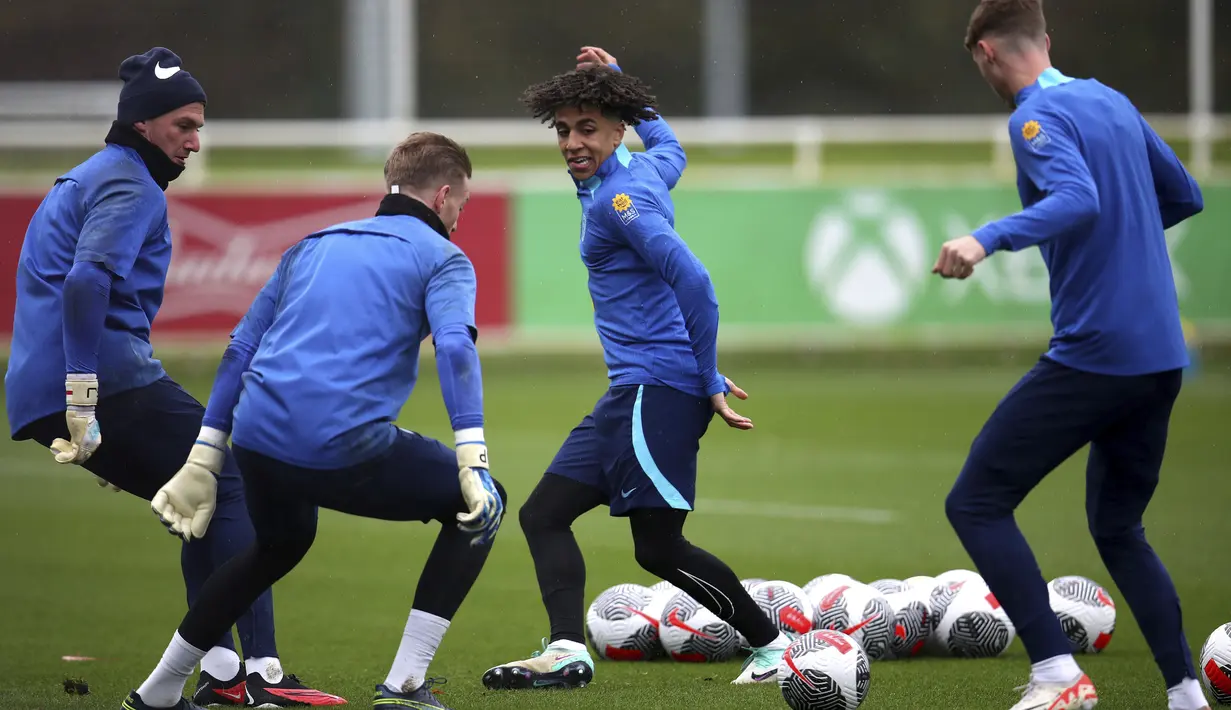 Inggris, yang menempati puncak klasemen Grup C dengan 16 poin dari enam pertandingan, telah lolos ke Euro 2024. (Simon Marper/PA via AP)
