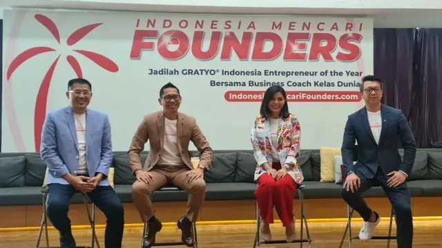 Merry Riana menghadiri konferensi pers Indonesia Mencari Founders di Jakarta, September 2022. (Foto: Dok. Publicom)