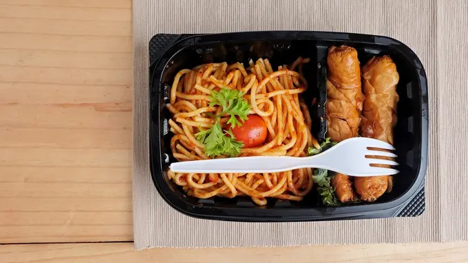 bento pasta spaghetti