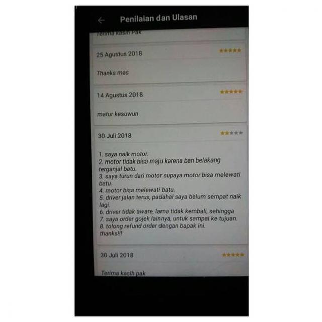 6 Chat Kocak Driver Ojol Lupa dengan Penumpang dan Orderan Ini Bikin Tepuk Jidat