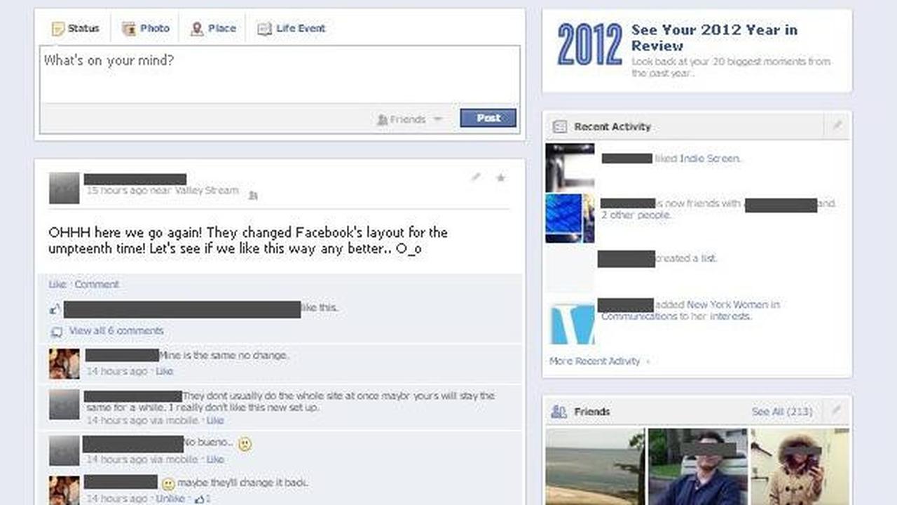 FB timeline