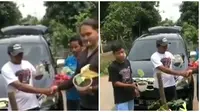 Viral pria beli tanaman dengan menukar mobil Avanza mililknya. (Sumber: Facebook/aryarifin.arifin.90)