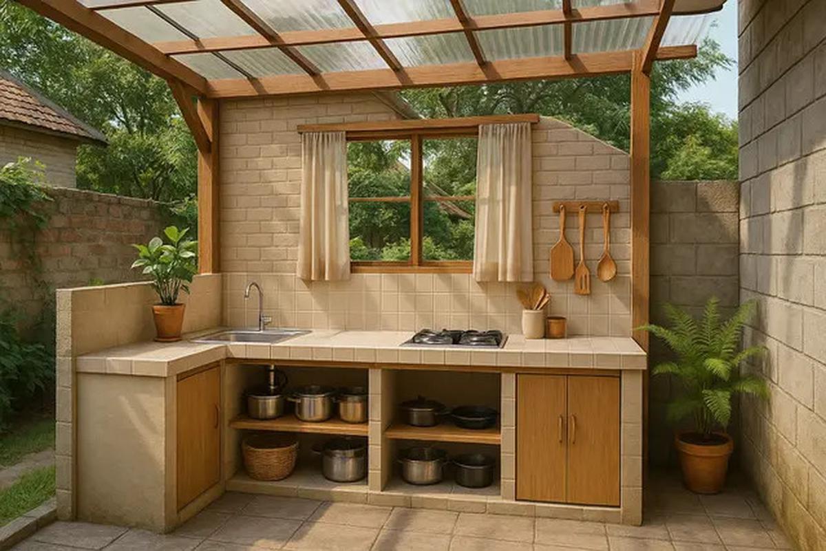 7 Model Dapur Kotor Belakang Rumah Sederhana tapi Cantik, Praktis untuk Masak Sehari-hari