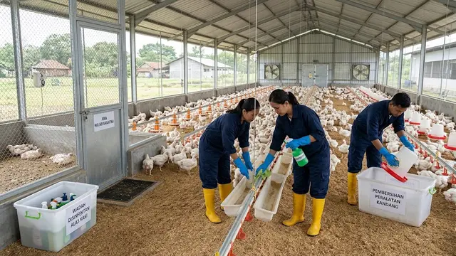 Manajemen Kesehatan dan Sanitasi Ayam Broiler