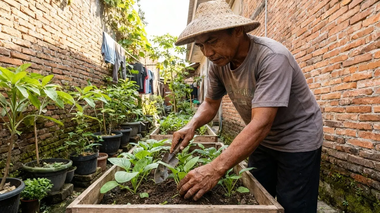 Jenis Sayuran yang Mudah Tumbuh di Lahan Sempit