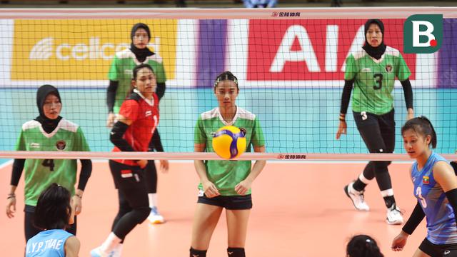 Foto: Sikat Myanmar, Wilda Siti Nurfadhilah dkk Hampir Pasti Lolos ke Semifinal Bola Voli Putri SEA Games 2023
