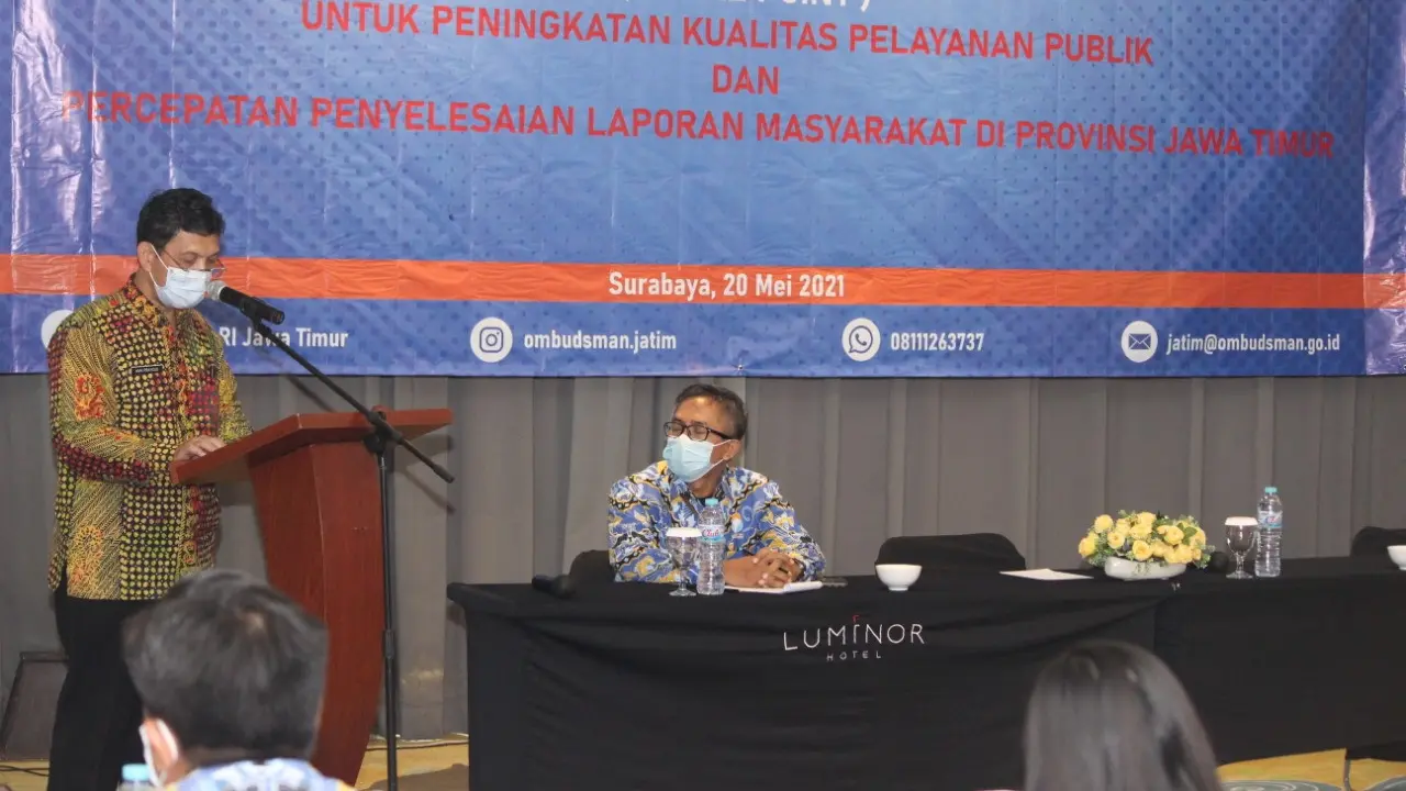 Ombudsman Jatim membentuk focal point alias pejabat penghubung di seluruh inspektorat di kabupaten, kota, dan provinsi di Jawa Timur. (Istimewa)