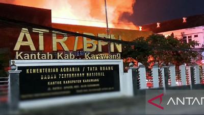 Kebakaran Kantor BPN Karawang, Aset dan Berkas Hangus