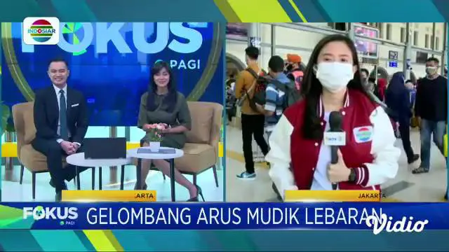 Simak Fokus Pagi (25/04) dengan berita - berita sebagai berikut, Kebakaran Hebat Landa Permukiman Padat, Keramik Retak Pengunjung Mal Panik, Ribuan Pemudik Motor Padati Pantura.