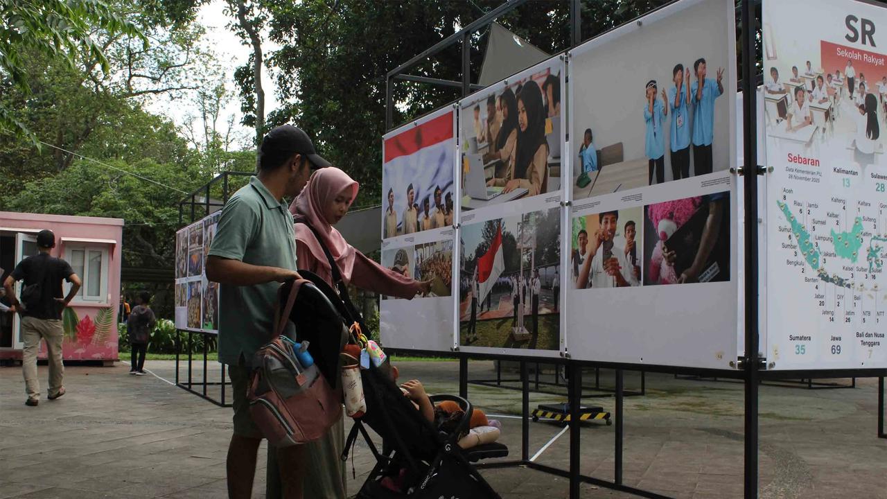 FOTO: Pameran Jurnalistik Haluan Merah di Ruang Publik Ragunan