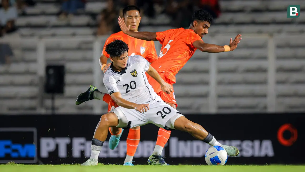 Timnas Indonesia U-22 Vs Timnas India U-22.