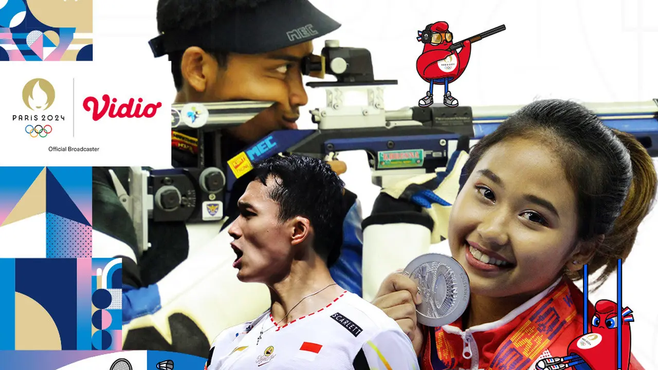Olimpiade 2024 - Tim Indonesia di Olimpiade 2024 2- Jonatan Christie (Badminton), Rifda Irfanaluthfi (Senam), Fathur Gustafian (Menembak)