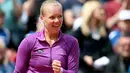 Tahun 2012 Kiki Bertens meraih gelar WTA pada kejuaraan Grand Prix SAR La Princesse Lalla Meryem di  Maroko. Sepanjang kariernya, Bertens sudah meraih 2 gelar WTA dan 7 gelar ITF. (AFP/dpa/Daniel Karmann/Germany OUT)