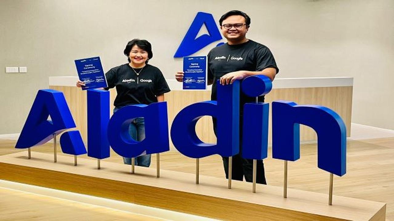 Seremoni Kerja Sama dan Konferensi Pers Bank Aladin Syariah dengan Google Cloud, Rabu (26/1/2022). (Foto: Bank Aladin Syariah)