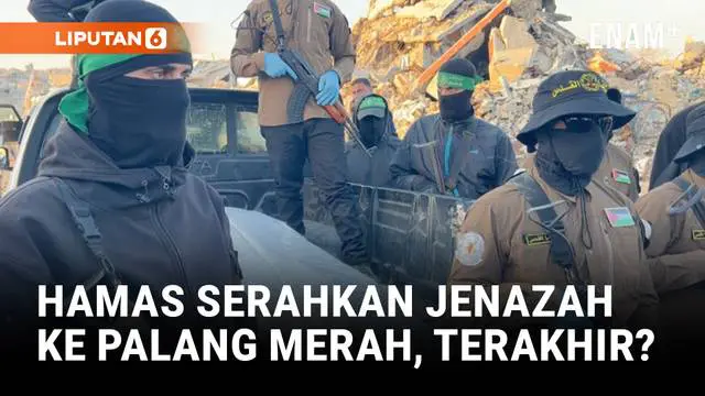 Hamas Serahkan Jenazah ke Palang Merah, Israel Siap Periksa Identitas Sandera