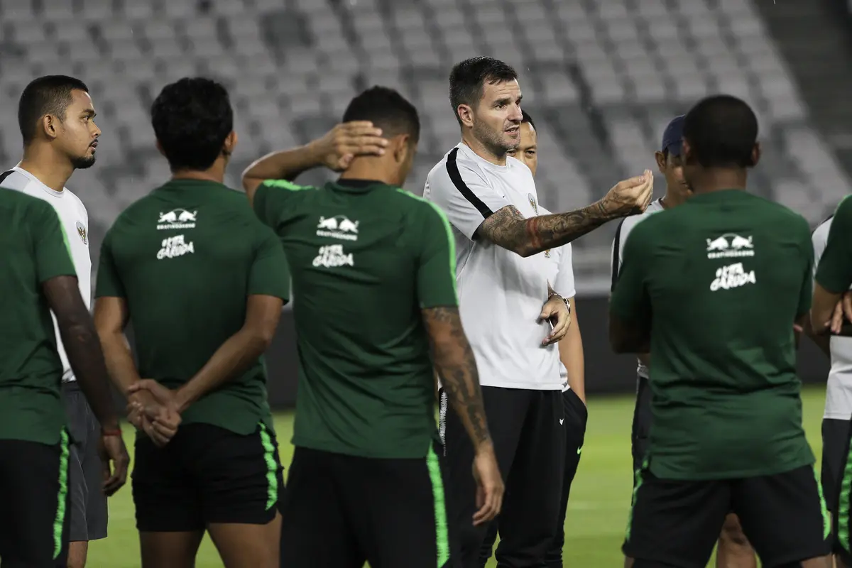 Latihan Timnas Indonesia