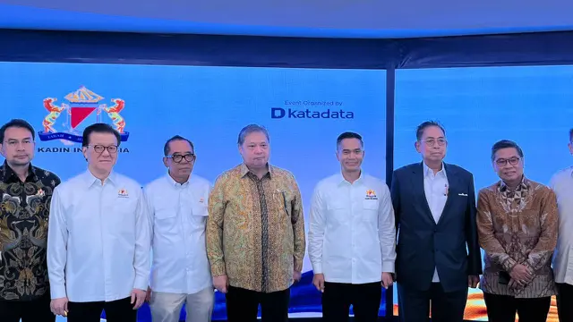 Menko Bidang Perekonomian Airlangga Hartarto saat acara  Road to Jakarta Food Security Summit di Menara Kadin Indonesia, Selasa (13/1/2026). (Foto: Liputan6.com/Gagas YP)