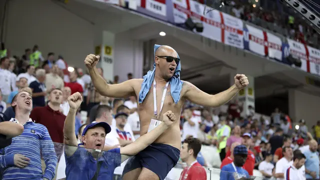 Fans Inggris, Piala Dunia 2018