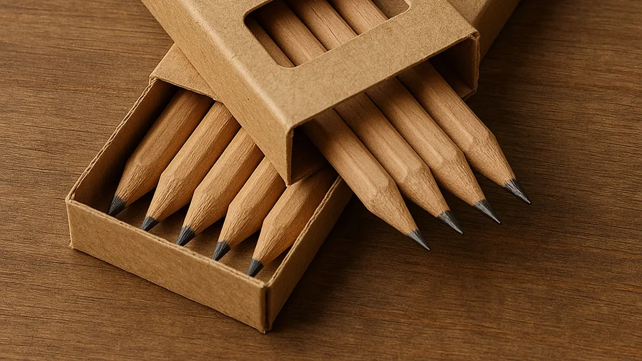 Kotak pensil dari kardus (Image by ChatGPT)