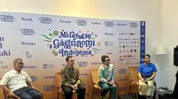 Festival "Merayakan Gastronomi Indonesia" yang diselenggarakan oleh Pusaka Rasa Nusantara dan Indonesian Gastronomy Foundation, didukung oleh Kedutaan Besar Amerika Serikat (AS). (Liputan6/Benedikta Miranti)