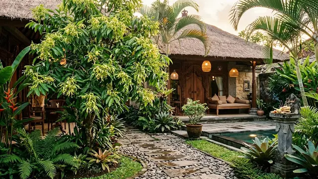 21 Tanaman Tropis yang Selalu Ada di Vila Bali, Hadirkan Suasana Sejuk dan Menenangkan