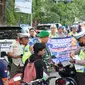 Polres Metro Tangerang, turut serta&nbsp;melibatkan Polisi Militer, TNI, Dishub dan Satpol PP Kota Tangerang melakukan razia&nbsp;24 sepeda motor dengan knalpot tidak standar atau biasa disebut knalpot brong. (Foto:Liputan6/Pramita Tristiawati)