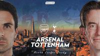 Prediksi Arsenal Vs Tottenham di Liga Inggris 2025/2026 (Bola.com/Gregah Nurikhsani)