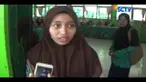Aksi seribu lilin di Monumen Kota Sampang digelar sebagai bentuk bela sungkawa atas meninggalnya guru SMAN 1 Torjun