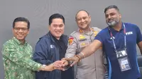 Tinjau Langsung, Erick Thohir Pastikan Stadion Si Jalak Harupat Siap Gelar FIFA ASEAN Cup 2026