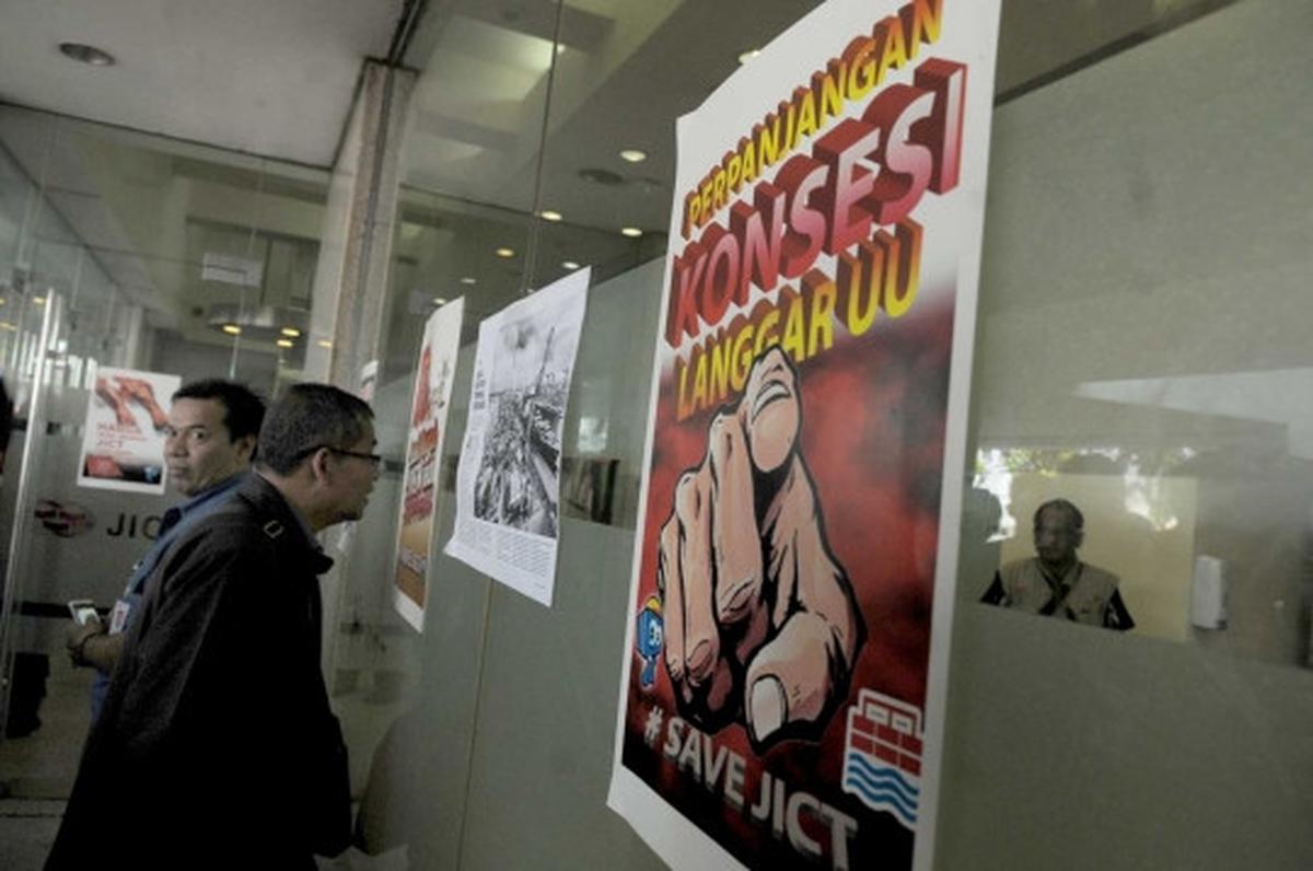 Tuntut penghentian kerja sama asing, karyawan JICT mogok kerja