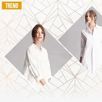 White shirt dress yang bikin penampilan jadi maksimal saat spring summer. (Image: forever21.com. DI: Muhammad Iqbal Nurfajri)