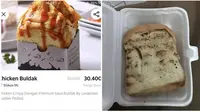 Ekspektasi Vs Realita Beli Makanan Ringan di Ojek Online. (Sumber: Twitter/@pinkiesgurlx)