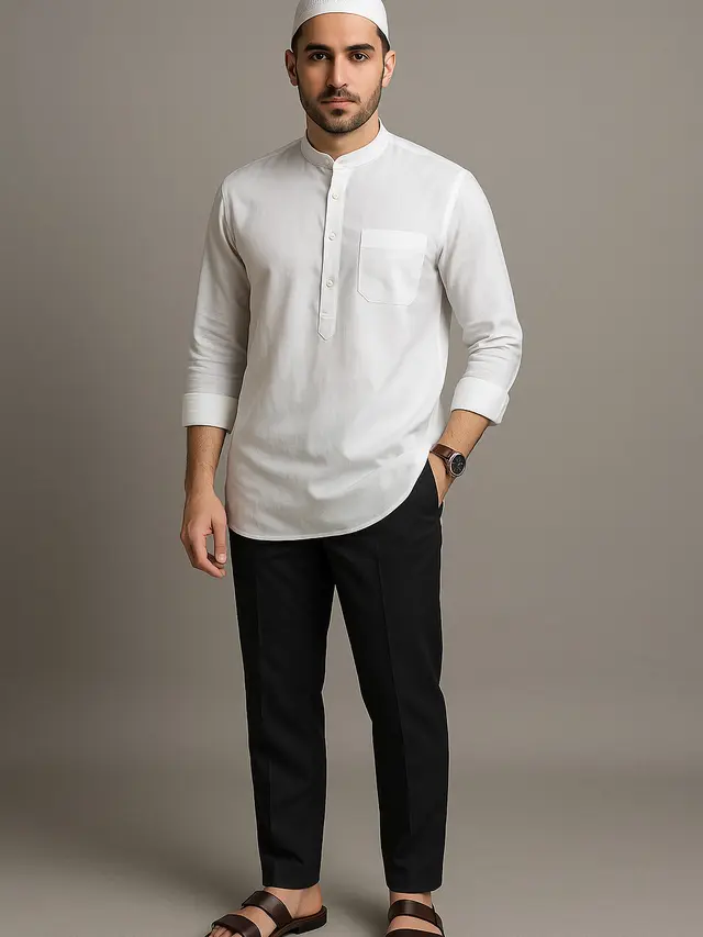 7 Padu Padan Baju Kurta Pria untuk Acara Maulid Nabi 2025, Simpel tapi Tetap Stylish