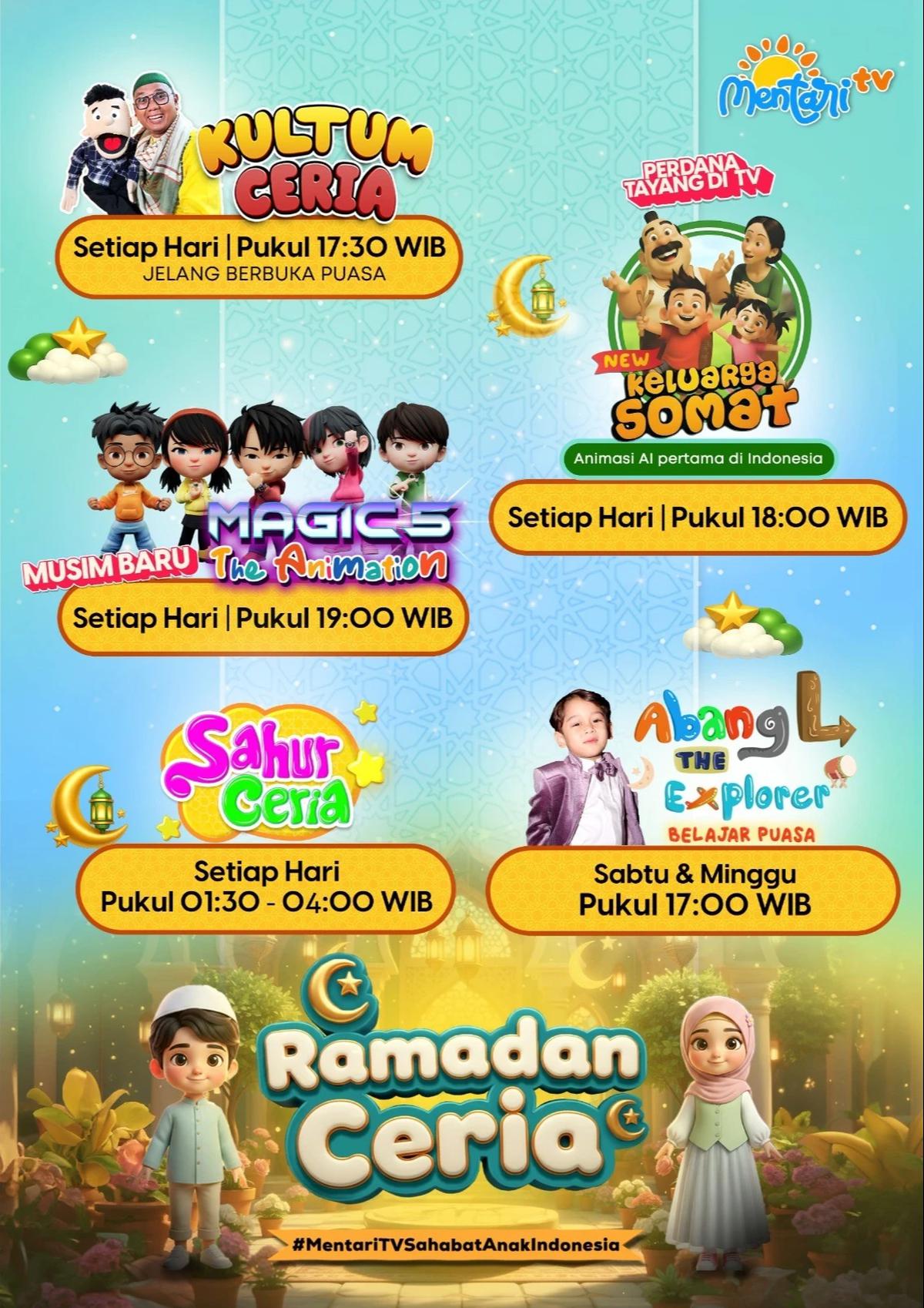 ramadan penuh berkah indosiar dan ramadan ceria mentari tv