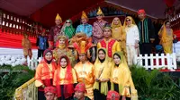 Festival Pranata Adat dan Budaya untuk perdamaian di Kabupaten Parigi Moutong, Provinsi Sulawesi Tengah.
