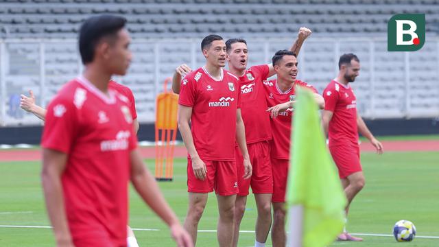 Foto: Suasana Santai Latihan Timnas Indonesia Jelang Bentrok dengan Bulgaria di final FIFA Series 2026