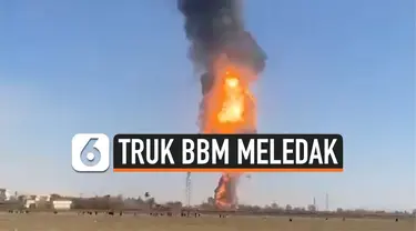 truk bbm meledak