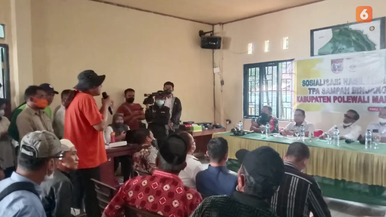Sosialisasi hasil pengolahan sampah TPA Sampah Binuang Polman (Liputan6.com/Ahmad Yusran)
