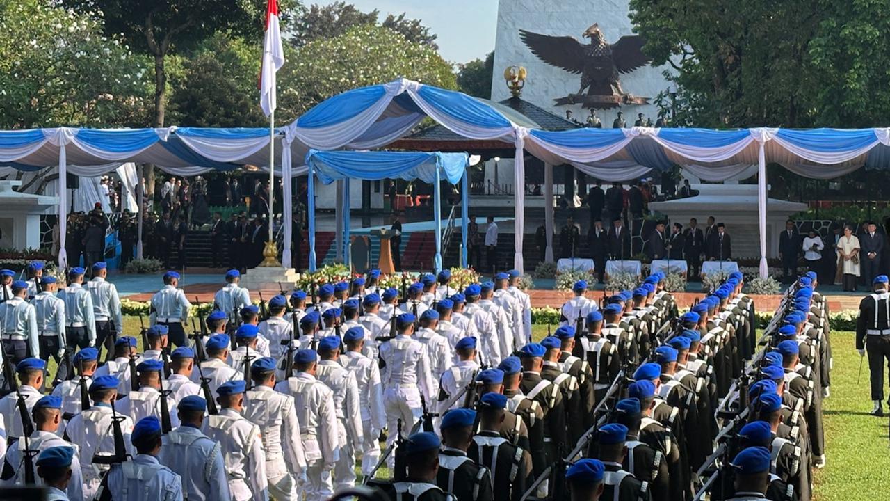 Hari Kesaktian Pancasila 2025, Prabowo Bertindak Sebagai Inspektur Upacara di Lubang Buaya