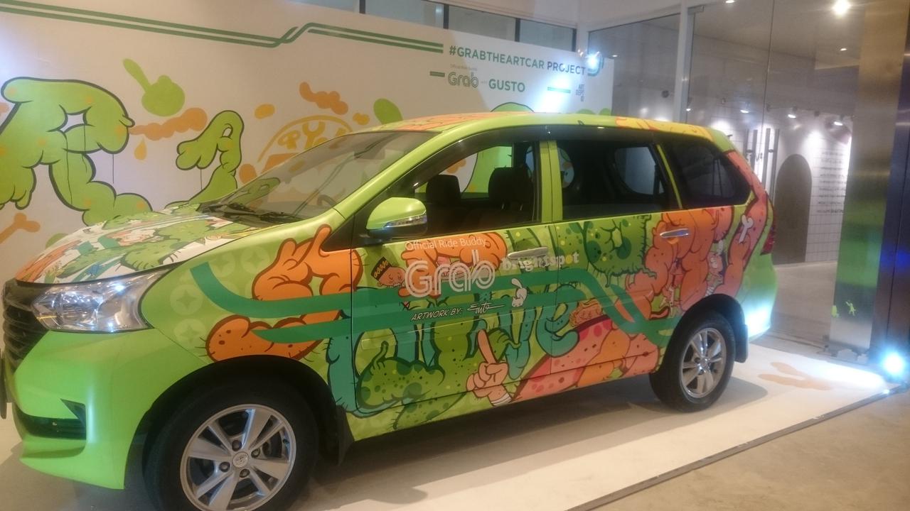 Mobil dengan desain art yang unik di Brightspot