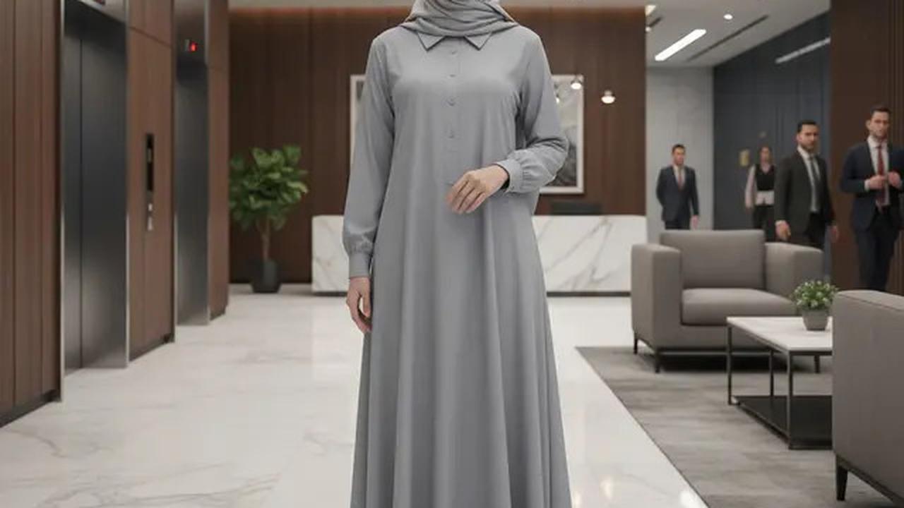 9 Gamis Set Hijab Syar'i Terbaru 2025, Outfit Simple Elegan untuk Harian