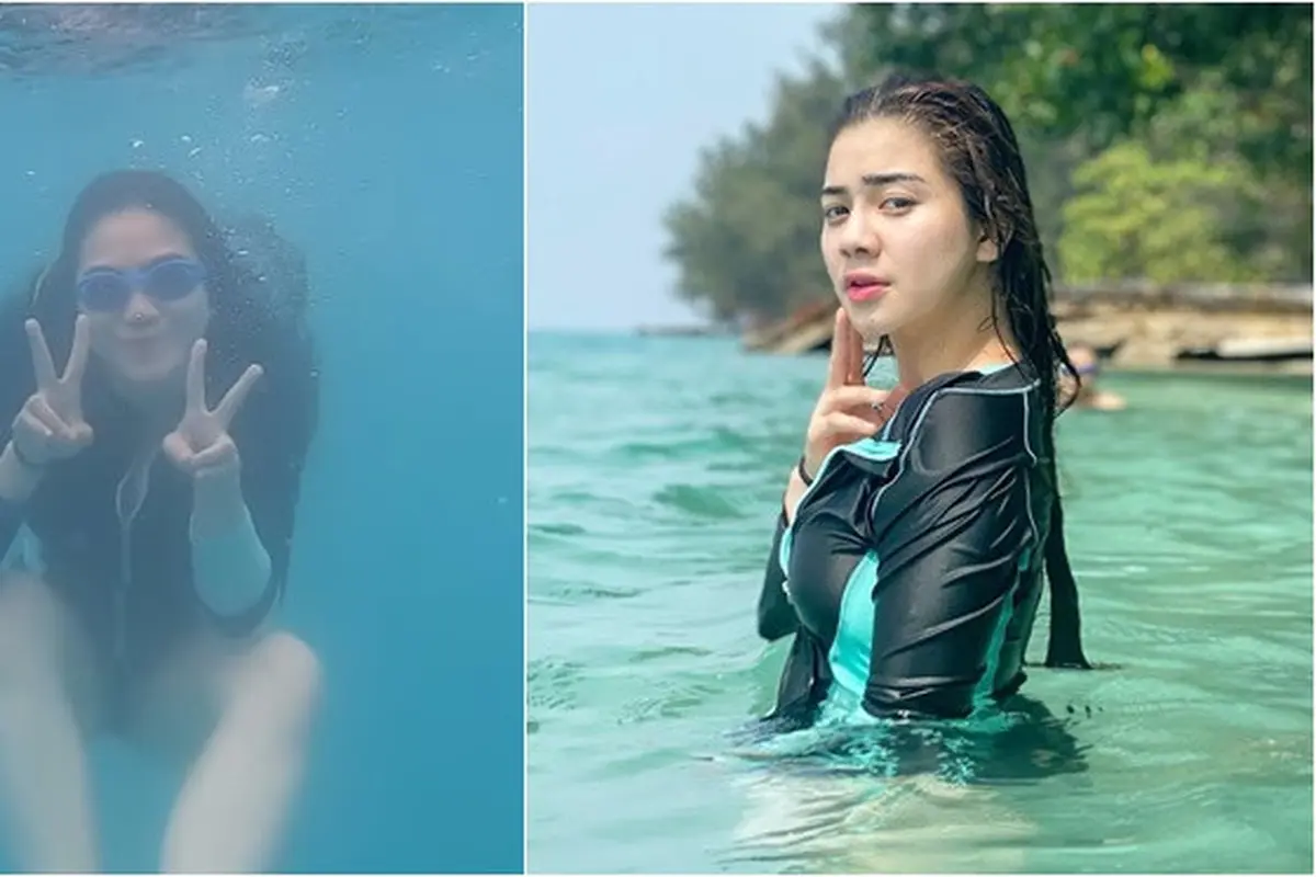 7 Momen Felicya Angelista Renang di Laut, Caesar Hito Hampir Tenggelam
