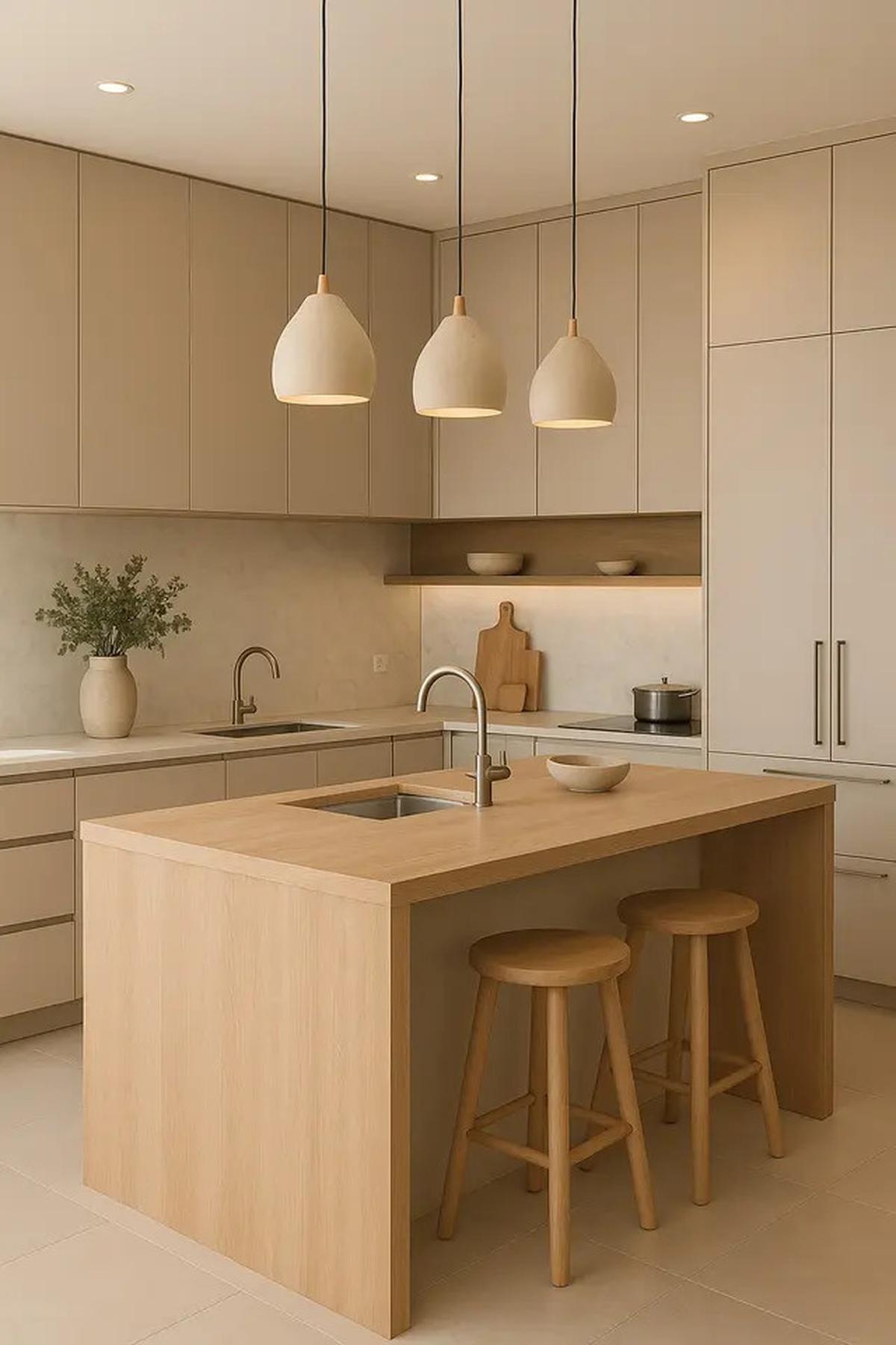 7 Tren Desain Dapur 2025, Perpaduan Modern dan Sentuhan Alami