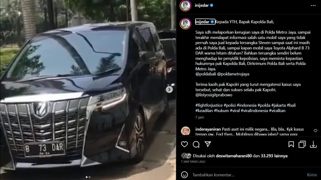 Jessica Iskandar Tak Berhenti Setelah Ngadu ke Jokowi dan Kapolri Terkait Kasus Penipuan, Kali Ini Ia Minta Kejelasan pada Kapolda Bali