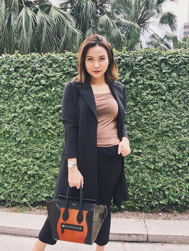 Potret transformasi Dinda Shafay